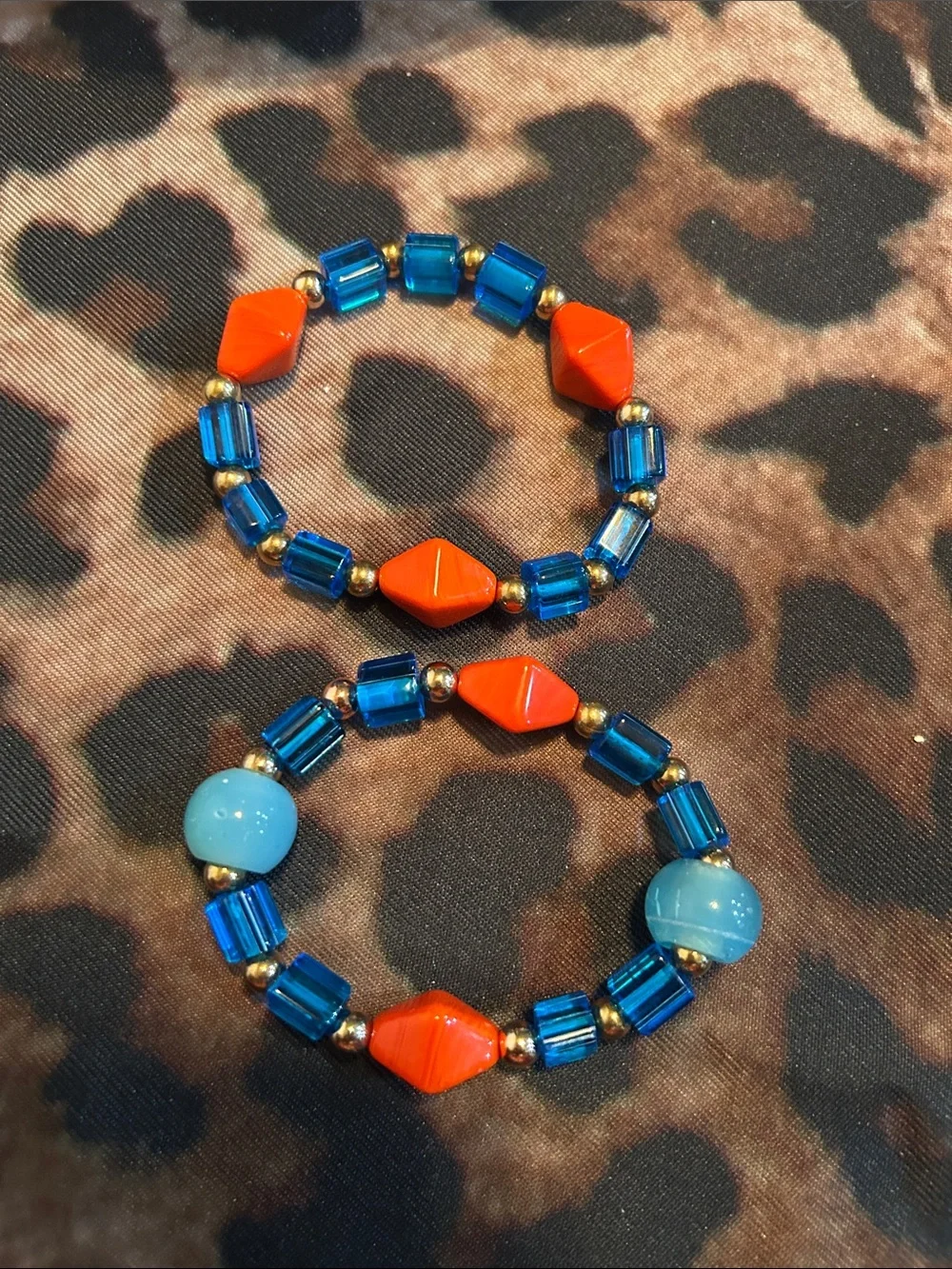 Hand Crafted bright blue